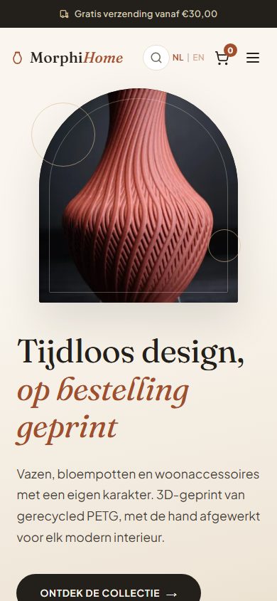 MorphiHome op een telefoon